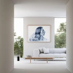 Image of a native-american watercolor painting by Shayna Larsen, originals & prints available