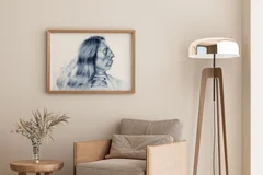 Image of a native-american watercolor painting by Shayna Larsen, originals & prints available