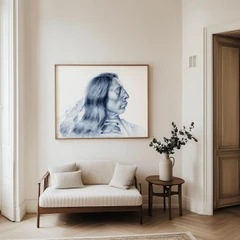 Image of a native-american watercolor painting by Shayna Larsen, originals & prints available