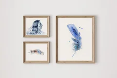 Image of a native-american watercolor painting by Shayna Larsen, originals & prints available