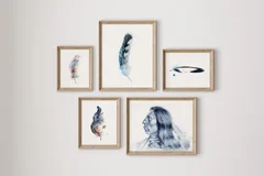 Image of a native-american watercolor painting by Shayna Larsen, originals & prints available