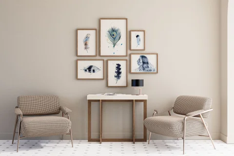 Image of a native-american watercolor painting by Shayna Larsen, originals & prints available