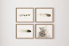 Image of a ocelot watercolor painting by Shayna Larsen, originals & prints available