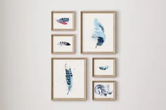 Image of a sheep watercolor painting by Shayna Larsen, originals & prints available