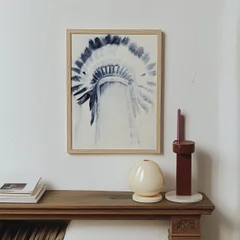 Image of a native-american watercolor painting by Shayna Larsen, originals & prints available