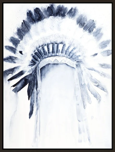 Image of a native-american watercolor painting by Shayna Larsen, originals & prints available