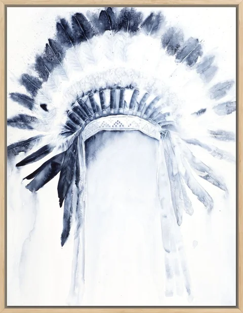 Image of a native-american watercolor painting by Shayna Larsen, originals & prints available