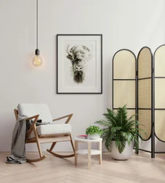 Image of a buffalo watercolor painting by Shayna Larsen, originals & prints available