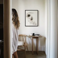 Image of a owl watercolor painting by Shayna Larsen, originals & prints available