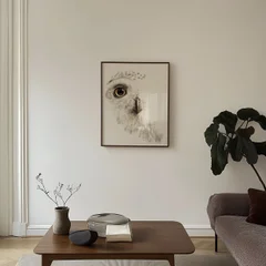 Image of a owl watercolor painting by Shayna Larsen, originals & prints available