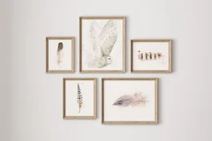 Image of a owl watercolor painting by Shayna Larsen, originals & prints available