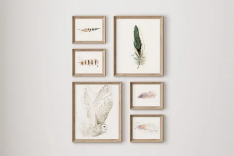 Image of a owl watercolor painting by Shayna Larsen, originals & prints available