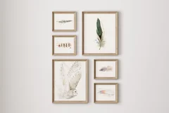 Image of a owl watercolor painting by Shayna Larsen, originals & prints available