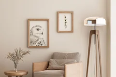 Image of a owl watercolor painting by Shayna Larsen, originals & prints available