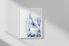 Image of a owl watercolor painting by Shayna Larsen, originals & prints available