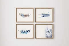 Image of a owl watercolor painting by Shayna Larsen, originals & prints available