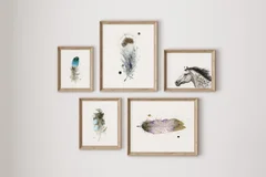 Image of a horse watercolor painting by Shayna Larsen, originals & prints available