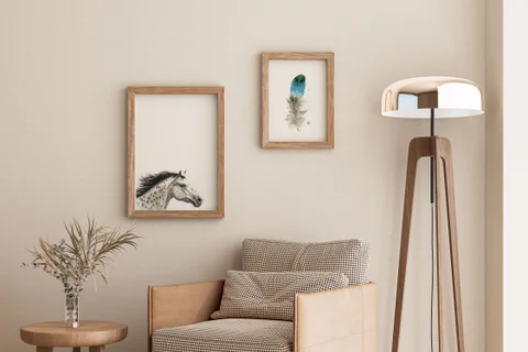 Image of a horse watercolor painting by Shayna Larsen, originals & prints available