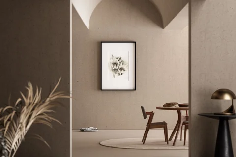 Image of a fox watercolor painting by Shayna Larsen, originals & prints available