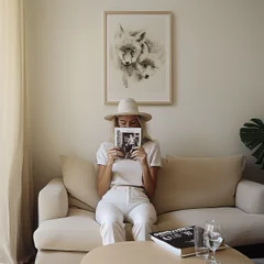 Image of a fox watercolor painting by Shayna Larsen, originals & prints available