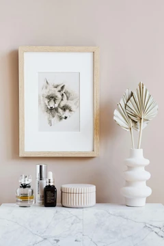 Image of a fox watercolor painting by Shayna Larsen, originals & prints available