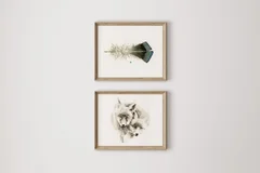 Image of a fox watercolor painting by Shayna Larsen, originals & prints available