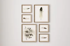 Image of a fox watercolor painting by Shayna Larsen, originals & prints available