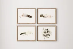 Image of a fox watercolor painting by Shayna Larsen, originals & prints available