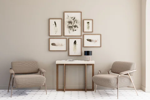 Image of a fox watercolor painting by Shayna Larsen, originals & prints available